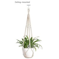 Mkono Ceiling Hooks For Hanging Plants Metal Plant Hanger Bracket Wall Mount Hooks For Hanging Bird Feeders Lanterns Wind Chi