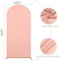 Spandex Wedding Arch Cover Dusty Rose Arch Backdrop Cover 66Ft Arch Backdrop Stand Covers Fitted Arch Cover Round Top Chiara Ar