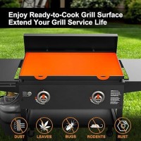 Jusoit 28 Inch Blackstone Griddle Cover  Heavy Duty Food Grade Silicone Griddle Mat For Grill Top  Outdoor Blackstone Accessories Protect From Dirt & Rust