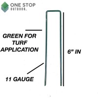 1000 Pack 6 Inch Garden Stakes Landscape Staples Utype Turf Staples For Artificial Grass Rust Proof Sod Pins Stakes Securin