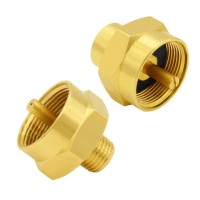 Hooshing 1Lb Propane Gas Bottle Refill Adapter Kit 14 Npt Thread Male And Female Propane Fittings Grill Stove Connector