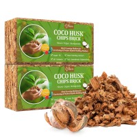 Riare 2 Pack Coco Chips Substrate For Plants 22Lb 100 Organic Coconut Husk Brick With Low Ec And Ph Balanced High Expansion