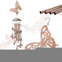 Butterfly Wind Chimes Outdoor Butterfly Gifts For Women/Men/Mom/Grandma/Wife Birthday Gifts Memorial Gift Metal Windchimes For Outside/Indoors  Home  Lawn  Porch  Patio  Garden Decor  Yard Decorations