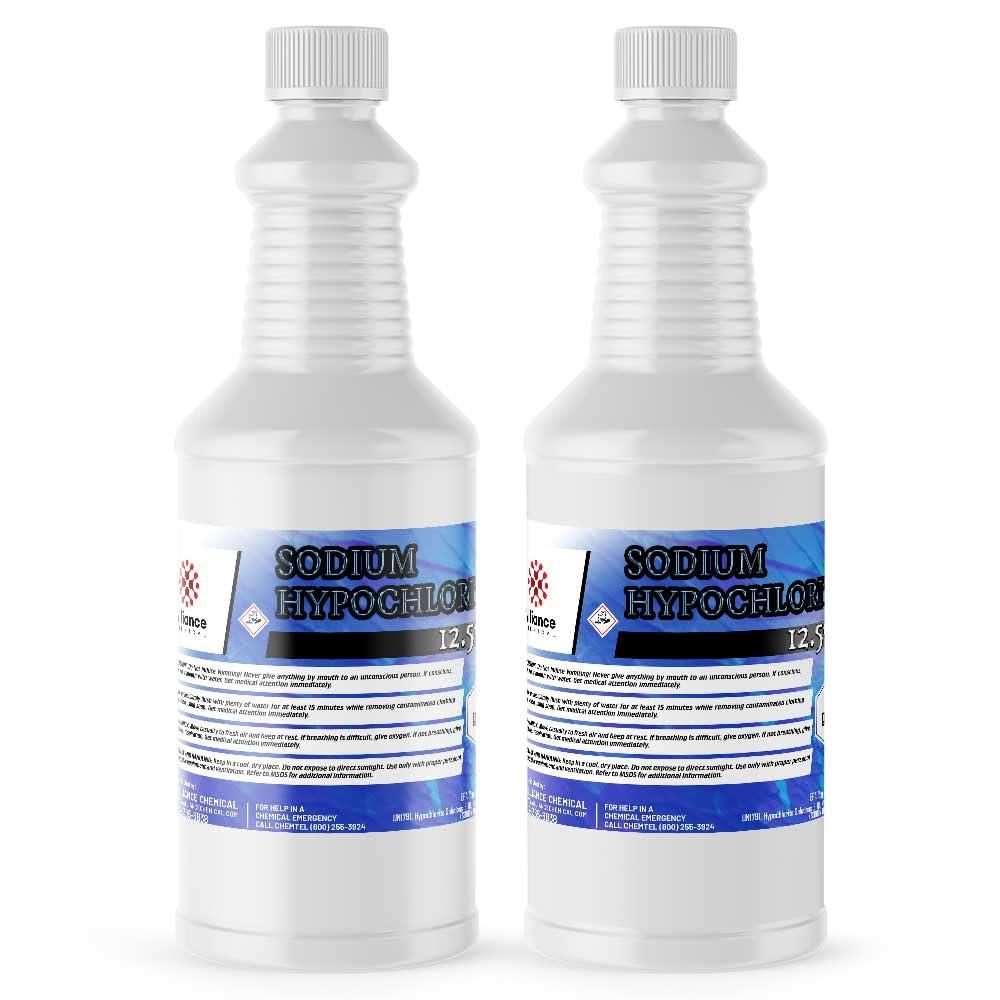 Sodium Hypochlorite Solution 125 2 Quarts High Purity For Pool Cleaning Water Treatment More Versatile Applications