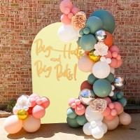 Fuhsy Wedding Arch Cover 6Ft Spandex Arch Backdrop Cover Round Top Arch Backdrop Frame Covers 2 Sided Chiara Arch Cover Backdrop