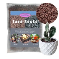 Lava Rocks For Plants  2Lbs Volcanic Stones Gravel Horticultural Drainage Potting Soil For Indoor Outdoor Plants  Succulents  Bonsai  Cactus  Vase Fillers  Top Dressing (2Lbs  Red  1)