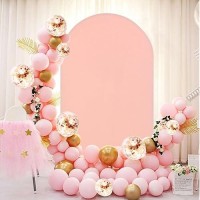 Fuhsy Wedding Arch Cover Dusty Rose 72Ft Arch Backdrop Cover Chiara Arch Panels Backdrop Spandex Arch Cover Backdrop Fabric For