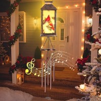 Cardinal Wind Chimes For Outside Solar Lantern  Christmas Cardinal Bird Gifts For Mom Women Hanging Solar Wind Chimes Outdoor  37