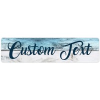 Custom Sign Custom Street Sign Ideal Chritmas Gift 11 Font Colors 13 Font Styles 4 Hole Options 22 Sizes 3X12 Inches Rus