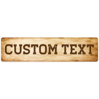 Custom Sign Custom Street Sign 11 Font Colors 13 Font Styles 4 Hole Options 22 Sizes 3X12 Inches Rust Free Dibound Fade