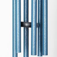 Corinthian Bells By Wind River 27 Inch Sky Blue Wind Chime For Patio Backyard Garden And Outdoor Decor Aluminum Chime Mad