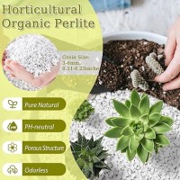 Riare 15 Quarts Organic Perlite For Plants Horticultural Perlite Soil Amendment For Plants Potting Mix Natural Chunky Perlite