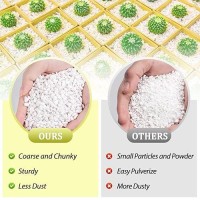 Riare 15 Quarts Organic Perlite For Plants Horticultural Perlite Soil Amendment For Plants Potting Mix Natural Chunky Perlite