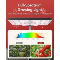 Idoo Hydroponics Growing System Kit 15Pods Christmas Gifts For Women Mom Herb Garden Indoor With Led Grow Light For Home Schoo