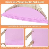 Velway 6Ft Wedding Arch Cover Spandex Fitted Balloon Backdrop Arch Stand Cover 2Sided Round Top Arch Covers For Wedding Bir