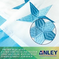 Anley Everstrong Series Honduras Flag 3X5 Foot Heavy Duty Nylon Embroidered And Sewn Stripes 4 Rows Of Lock Stitching Hond