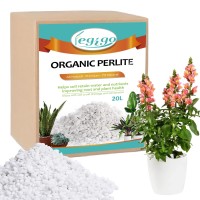 Legigo 20 Quarts Organic Horticultural Perlite For Plants Indoor Natural Horticultural Soil Additive Conditioner Mix For Improv