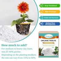 Legigo 20 Quarts Organic Horticultural Perlite For Plants Indoor Natural Horticultural Soil Additive Conditioner Mix For Improv