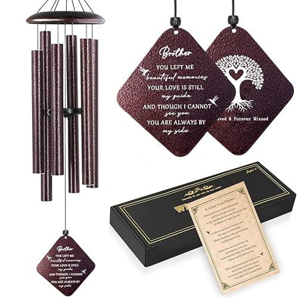 Doopeer Memorial Gifts For Loss Of Brother 32 Sympathy Wind Chimes For Loss Of Brother Bereavement Gifts Loss Of Brother Lo