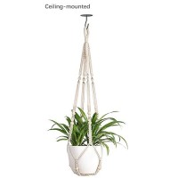 Mkono Ceiling Hooks For Hanging Plants Metal Plant Hanger Bracket Wall Mount Hooks For Hanging Bird Feeders Lanterns Wind Chi