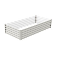 The Organic Garden Co 6 X 3 Metal Rectangle Garden Bed Surfmist