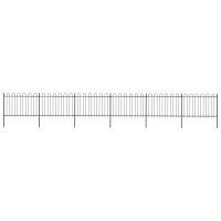vidaXL Garden Fence Hoop Top Style PowderCoated Steel Construction MaintenanceFree Easy to Assemble Extensible Length