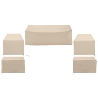 5Pc Outdoor Furniture Cover Set