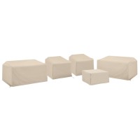 5Pc Outdoor Sectional Furniture Cover Set