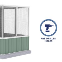 Absco Chicken Coop 5 X 97 Pale Eucalypt