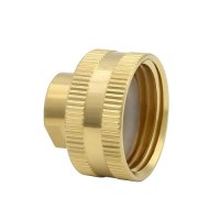 Hooshing 14 Npt To 34 Ght Garden Hose Adapter Double Female Brass Swivel Garden Hose Connectors Pack Of 3