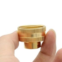 Hooshing 14 Npt To 34 Ght Garden Hose Adapter Double Female Brass Swivel Garden Hose Connectors Pack Of 3