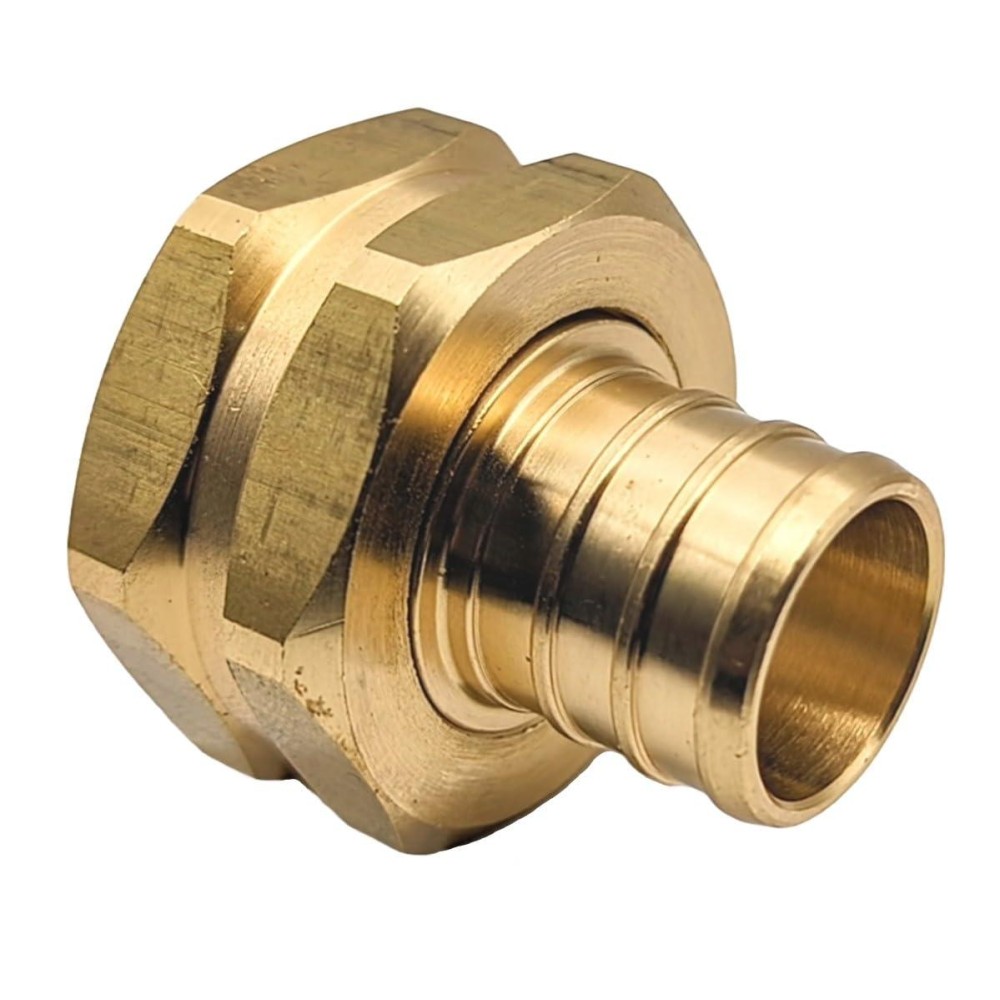 Gridtech Brass Garden Hose Adapter Swivel Fitting 34 Pex Barb And 34 Ght Female Connector Heavyduty Highpressure Sup