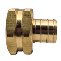 Gridtech Brass Garden Hose Adapter Swivel Fitting 34 Pex Barb And 34 Ght Female Connector Heavyduty Highpressure Sup