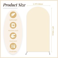 Arch Backdrop Cover 6Ft Wedding Arch Cover Spandex Fitted Arch Covers Stretchy Cardboard Chiara Wall Backdrop Stand Fabric Be