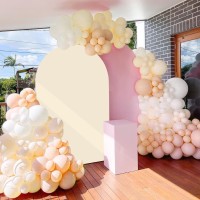 Arch Backdrop Cover 6Ft Wedding Arch Cover Spandex Fitted Arch Covers Stretchy Cardboard Chiara Wall Backdrop Stand Fabric Be