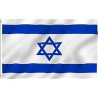 Israel National Flag Double Sided 3X5 Ft For Outside Bandera De Israeli Big Large Yard Flag Support Pray For Israel Friendship