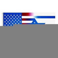 Flagburg Us-Israel Flag American Israeli Friendship Flag 3X5 Ft Israeli Flags Vivid Color And Brass Grommets For All-Weather Outdoor And Indoor Display