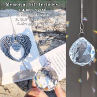 Purefly Memorial Gifts For Loss Of Loved One Unique Sympathy Gift Idea Crystal Ball Suncatcher Rainbow Bereavement Grief Gift