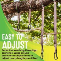 Swurfer Tree Swing Hammock Straps Hanging Kit For Hammock Tree Swings Durable Weatherproof Rust Free Secure Lock Snap Cara