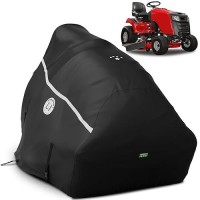 Li Libzaki 420D Riding Lawn Mower Cover Waterproof Tractor Cover Heavy Duty Fits Decks Up To 54 Universal Fit For John Deere