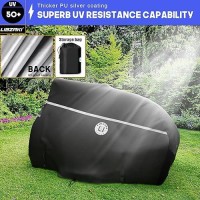 Li Libzaki 420D Riding Lawn Mower Cover Waterproof Tractor Cover Heavy Duty Fits Decks Up To 54 Universal Fit For John Deere