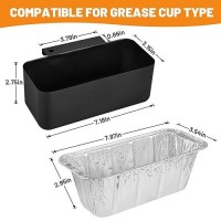 Griddle Grease Catcher For Blackstone Griddles 17'' 22'' 28'' 30'' 36'' With 15 Pack 5017 Blackstone Grease Cup Liners  Aluminum Foil Drip Pan Liner Grill Grease Tray  Blackstone Griddle Replacement