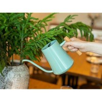 Watering Can Indoor Plants Mint Green 35Oz Cute Watering Can Decorative Small Matal Watering Pot For House Bonsai Plants Garden Flower Indoor Outdoor