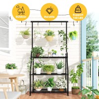 Simple Trending Plant Stand Indoor Outdoor Heavy Duty Metal 3 Tiered Hanging Plant Shelf For Multiple Flower Planter Holder Tal