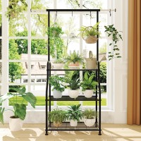 Simple Trending Plant Stand Indoor Outdoor Heavy Duty Metal 3 Tiered Hanging Plant Shelf For Multiple Flower Planter Holder Tal