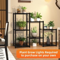 Simple Trending Plant Stand Indoor Outdoor Heavy Duty Metal Waterproof 7 Tiered Plant Shelf For Multiple Flower Planter Holder