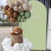 7.2 Ft Arch Backdrop Cover  Wedding Arch Covers Stretchy Backdrop  Sage Green Spandex Arch Cover Birthday Chiara Arch Backdrop Stand Cover For Baby Shower Party Ceremony Decorations