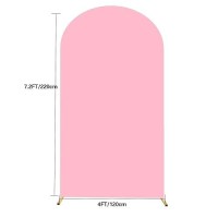 7.2 Ft Arch Backdrop Cover  Wedding Arch Covers Stretchy Backdrop  Pink Spandex Arch Cover Birthday Chiara Arch Backdrop Stand Cover For Baby Shower Party Ceremony Decorations