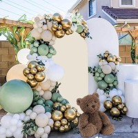 6 Ft Arch Backdrop Cover  Wedding Arch Covers Stretchy Backdrop  Beige Spandex Arch Cover Birthday Chiara Arch Backdrop Stand Cover For Baby Shower Party Ceremony Decorations