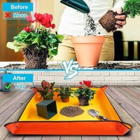 Hnxtyaob 3 Pcs 268 X 268 Repotting Mat For Indoor Plants Transplanting And Potting Soil Mess Control Plant Gifts For Plan